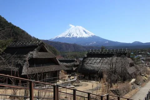 Mount Fuji Stockfoto's