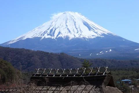 Mount Fuji Stockfoto's