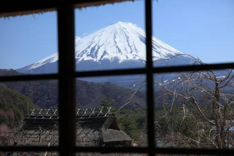 Mount Fuji Stockfoto's