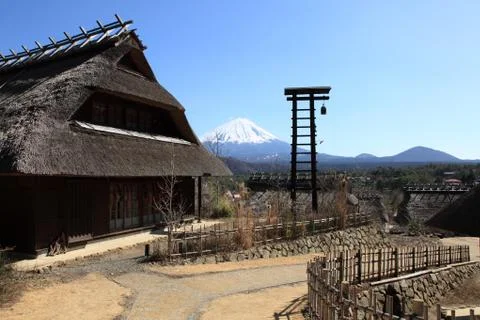 Mount Fuji Stockfoto's