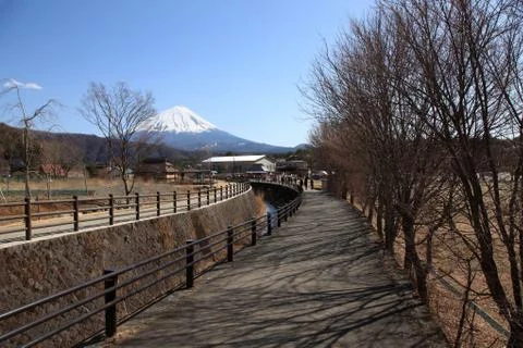 Mount Fuji Stockfoto's
