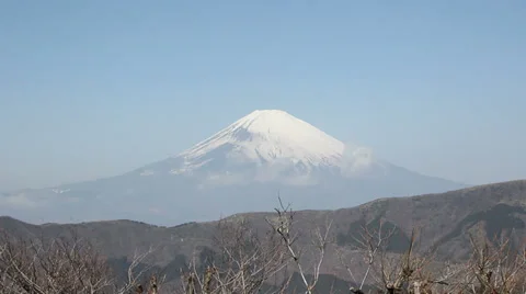 Mount Fuji view from Hakone Stock-Footage 25821541