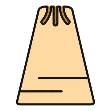Mount fuji volcano peak flat icon design Stock Illustration