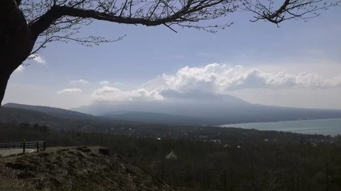 Mount Fuji zoom Video stock 82322510