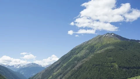 Mount Gorner time lapse Stock Footage 122463445