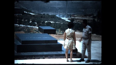 Mount Herzl 1972 Video stock 119972690