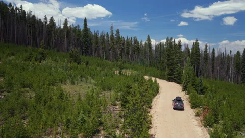 Mount of the Holy Cross Notch Mountain creek Falls Creek Trail Half moon pass Stock Footage 316712565