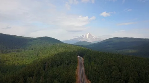 Mount Hood in Oregon 库存影片 101313437