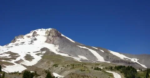 Mount hood peak Stock Photos
