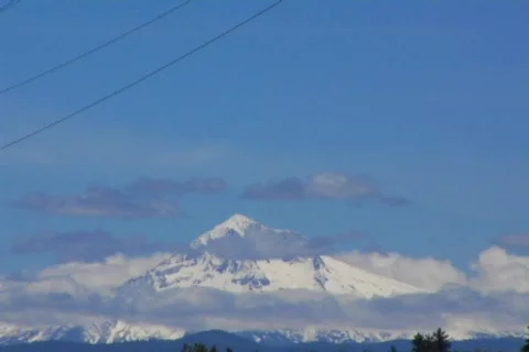 Mount Hood Timelapse Video stock 311558