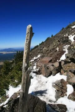 Mount humphreys trail Stock Photos