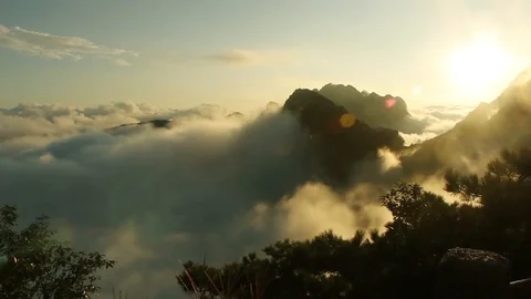 Mount Hunshan in China Video stock 89719071