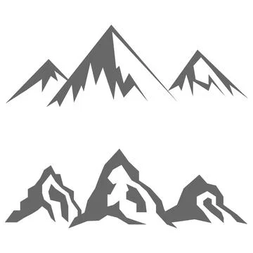 Mount icon Stock Illustration