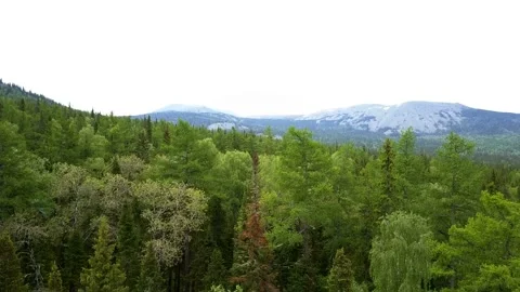 Mount Iremel in spring Stock Footage 108433772