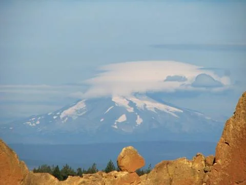 Mount jefferson Foto stock