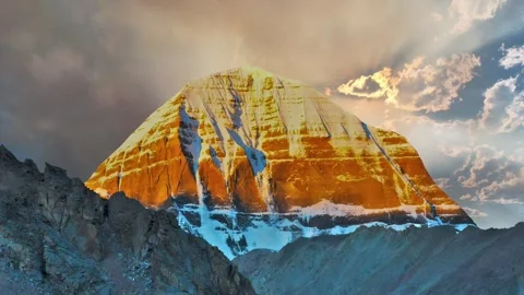 "Mount Kailash: Mystical Sky &amp; Mountain Time-Lapse" Stock Footage 312063755
