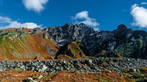 Mount Kazbegi Stock Photos