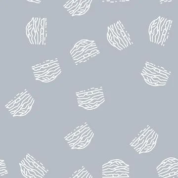 Mount kilimanjaro line seamless pattern Illustrazione stock