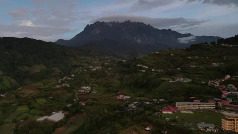 Mount Kinabalu Aerial View 動画素材 243720203