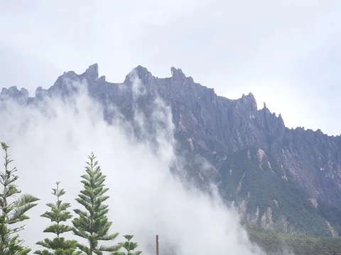 Mount Kinabalu Stock Footage 123759172