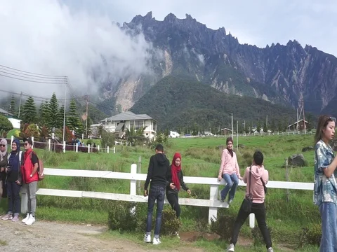 Mount Kinabalu Stock Footage 123759258