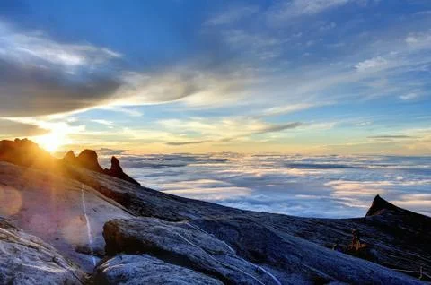 Mount kinabalu Stock Photos