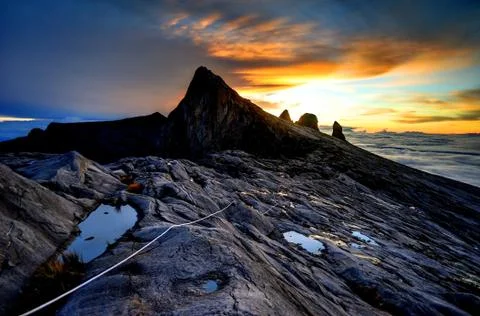 Mount kinabalu Stock Photos