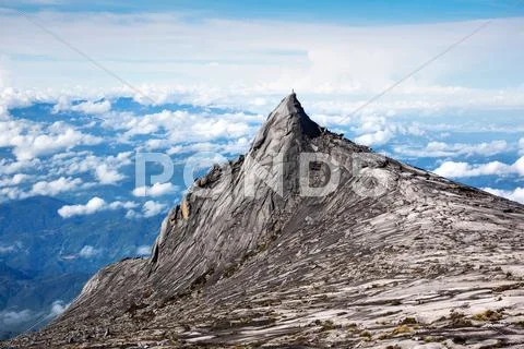 Mount Kinabalu in Sabah, Malaysia Stock Photos