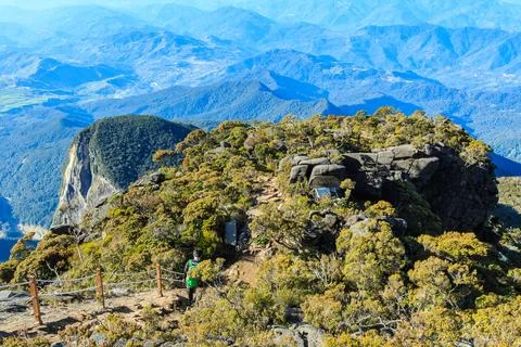 Mount Kinabalu scenery. 스톡 사진