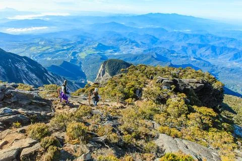 Mount Kinabalu scenery. Stock Photos