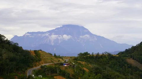 Mount Kinabalu time lapse 스톡 동영상 51322526