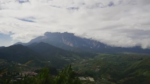 Mount Kinabalu time lapse Stock Footage 51395190