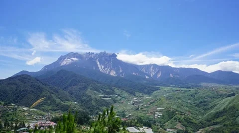 Mount Kinabalu time lapse Stock Footage 51617972