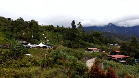 Mount Kinabalu Time Lapse Stock Footage 145312204