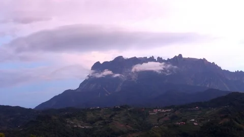 Mount Kinabalu Time Lapse Stock Footage 145312231