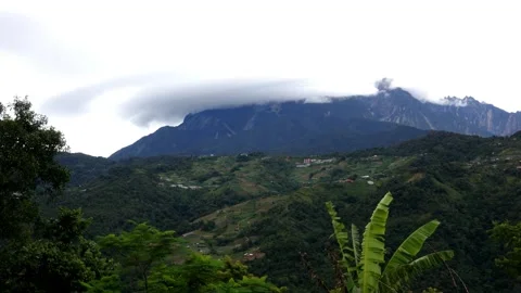 Mount Kinabalu Time Lapse Stock Footage 145312291
