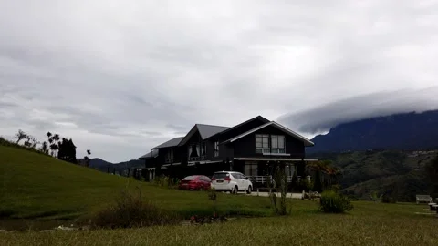 Mount Kinabalu Time Lapse Stock Footage 145312318