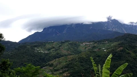 Mount Kinabalu Time Lapse Stock Footage 145312339