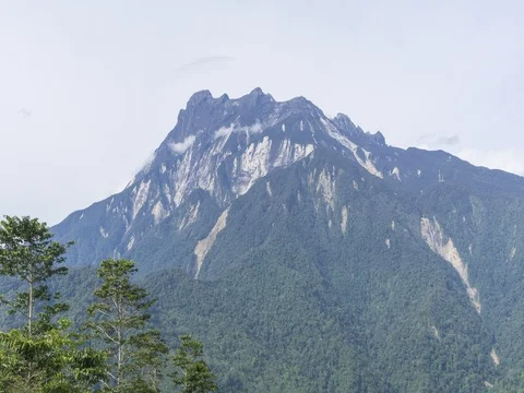 Mount Kinabalu Timelapse. Stock Footage 74893192