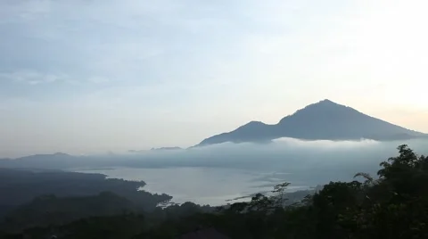 Mount Kintamani Stock Footage 57768002