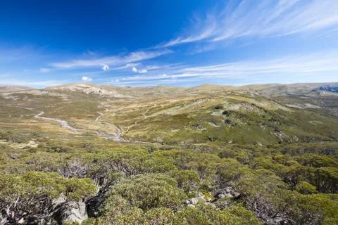 Mount Kosciuszko View 스톡 사진