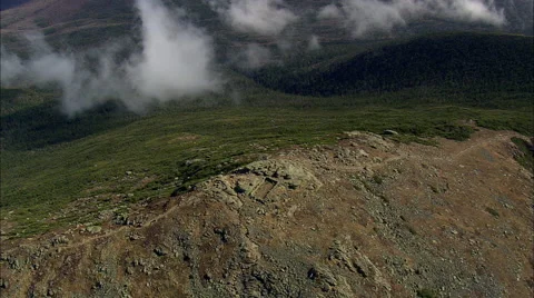 Mount Lafayette Summit Stock Footage 65424796