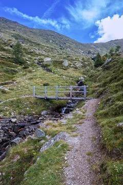Mount Larice in Val d'Ultimo. Stock Photos