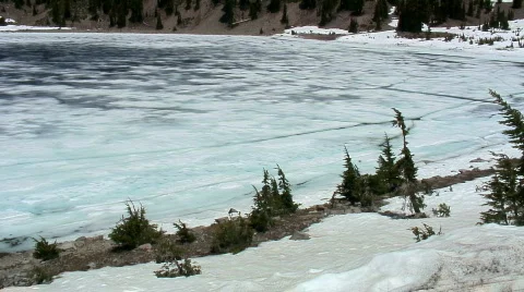 Mount Lassen (tilt) Stock Footage 308134