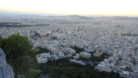 Mount Lycabettus Stock Footage 86342058