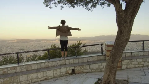 Mount Lycabettus Stock Footage 86342178