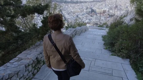 Mount Lycabettus Stock Footage 86342244