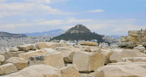 Mount Lycabettus Stock Footage 91798387