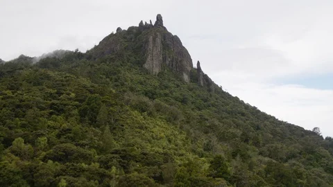 Mount Manaia Peak (Drone) Stock Footage 86532212
