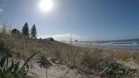 Mount Maunganui Time Lapse Stock Footage 200929737